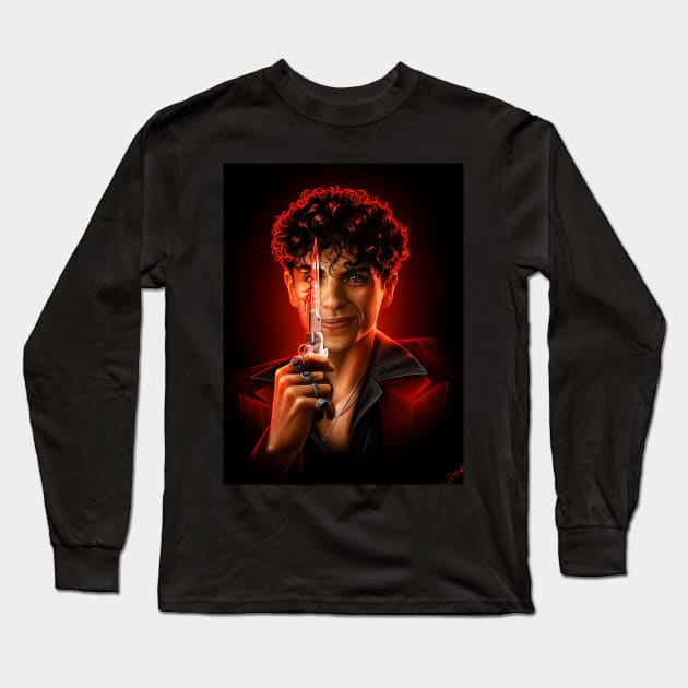 crimson cat [2] Long Sleeve T-Shirt by c0ffeebee